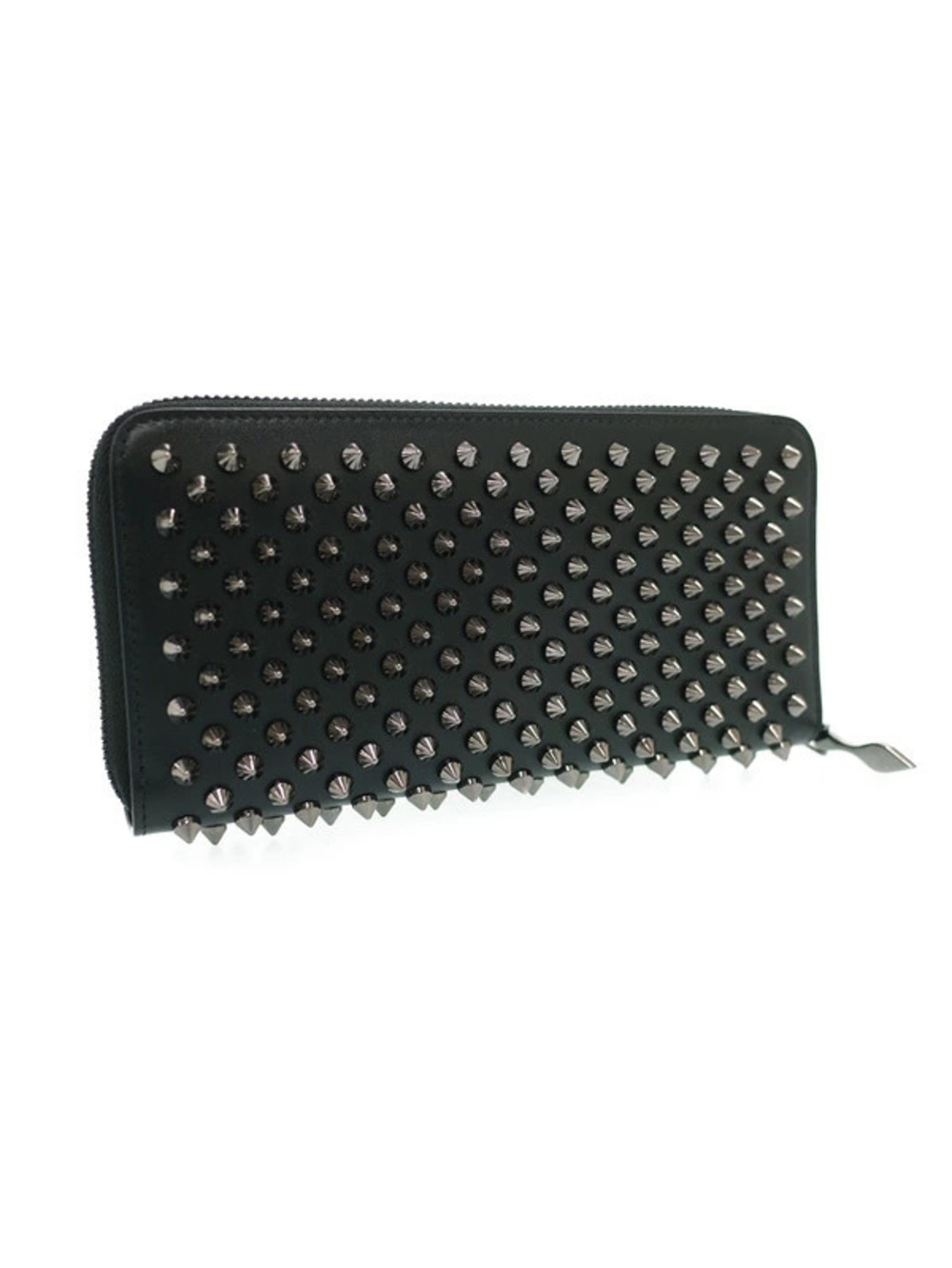 Christian Louboutin Studded Long Wallet Panettone Round Zipper